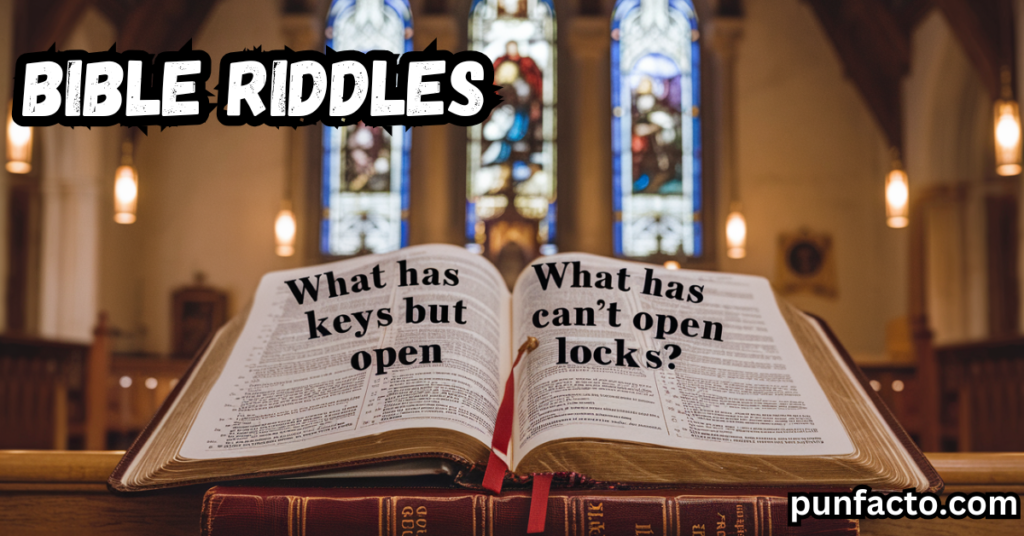 Bible Riddles for Adults:  