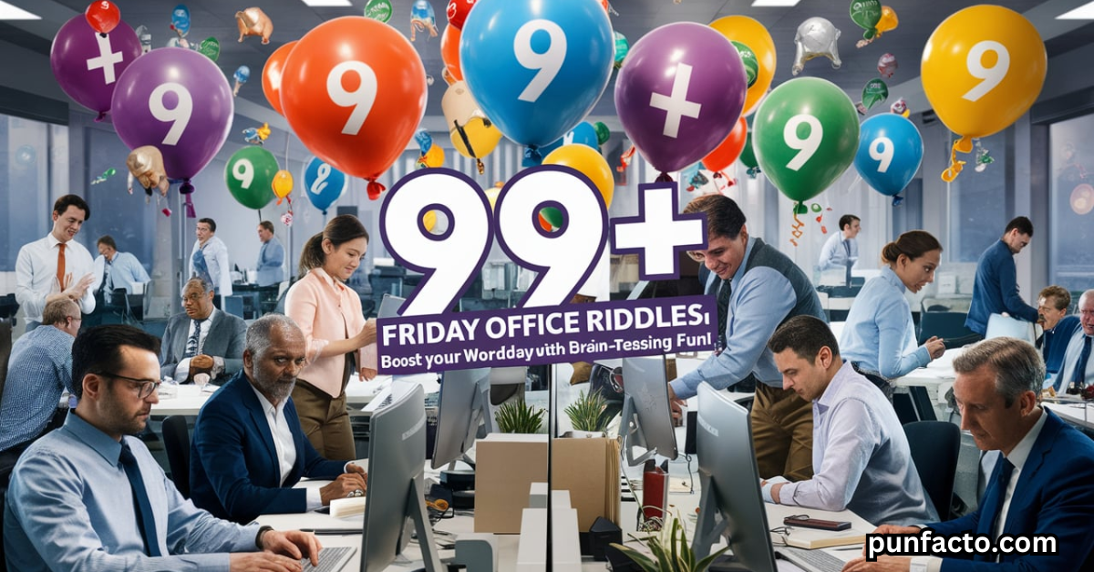 99+ Friday Office Riddles Boost Your Workday with Brain-Teasing Fun!