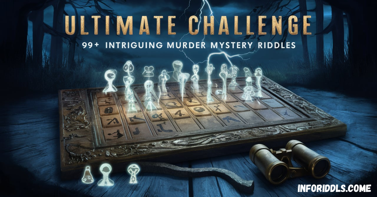 Ultimate Challenge 99+ Intriguing Murder Mystery Riddles