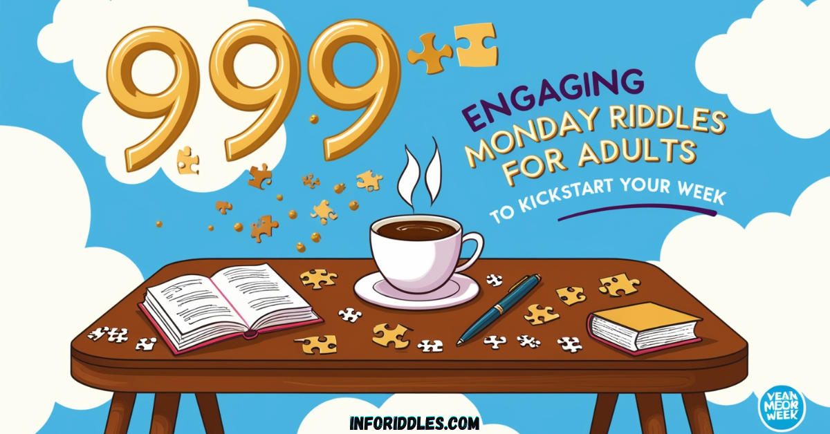 99+ Engaging Monday Riddles for Adults to Kickstart Your Week