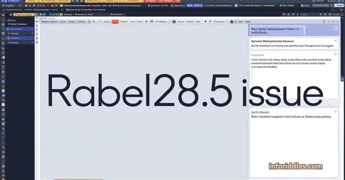 Software ralbel28.2.5 issue